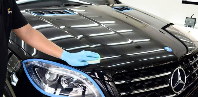 Professional ceramic coating application